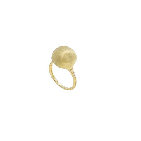 Marco Bicego ring in geel goud 18kt met briljant van 0,05 karaat