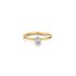 The Exclusive Collection verlovingsring in geel goud 18kt met ovalen diamant van 0,43 karaat - thumb