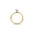 The Exclusive Collection verlovingsring in geel goud 18kt met ovalen diamant van 0,43 karaat - thumb
