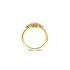 The Exclusive Collection verlovingsring in geel goud 18kt met briljant (ronde diamant) van 0,27 karaat als hoofdsteen omringd door briljanten van 0,11 karaat - thumb