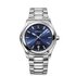 Ebel horloge met een kast in staal, met een wijzerplaat in het blauw en een diameter van 42 mm - thumb