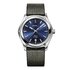 Ebel horloge met een kast in staal, met een wijzerplaat in het blauw en een diameter van 42 mm - thumb