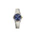 Ebel horloge met een kast in staal, met een wijzerplaat in het blauw met briljant en een diameter van 29 - thumb