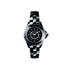 CHANEL horloge met een kast in keramiek, met een wijzerplaat in het zwart en een diameter van 29 - thumb