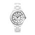 montre CHANEL avec un boîtier en céramique, un cadran blanc et un diamètre de 38 - thumb
