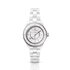 CHANEL horloge met een kast in keramiek, met een wijzerplaat in het wit en een diameter van 33 - thumb