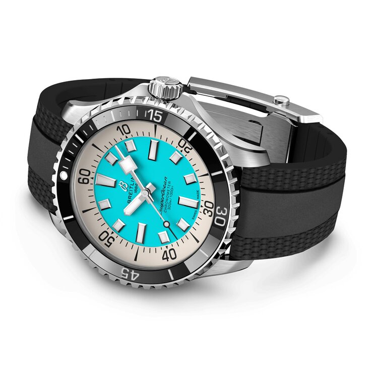Breitling horloge met een kast in staal