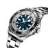 Breitling horloge met een kast in staal, met een wijzerplaat in het blauw en een diameter van 44 - thumb