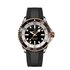 Breitling horloge met een kast in rosé goud op staal, met een wijzerplaat in het zwart en een diameter van 42 - thumb