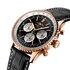 Breitling horloge met een kast in rosé goud, met een wijzerplaat in het zwart en een diameter van 43 - thumb