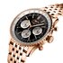 Breitling horloge met een kast in rosé goud, met een wijzerplaat in het zwart en een diameter van 43 - thumb