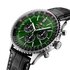 montre Breitling avec un boîtier en acier, un cadran vert et un diamètre de 46 mm - thumb