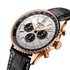 Breitling horloge met een kast in rosé goud, met een wijzerplaat in het zilver en een diameter van 46 - thumb
