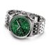 Breitling horloge met een kast in staal, met een wijzerplaat in het groen en een diameter van 42 - thumb