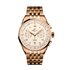 Breitling horloge met een kast in rosé goud, met een wijzerplaat in het beige en een diameter van 42 - thumb
