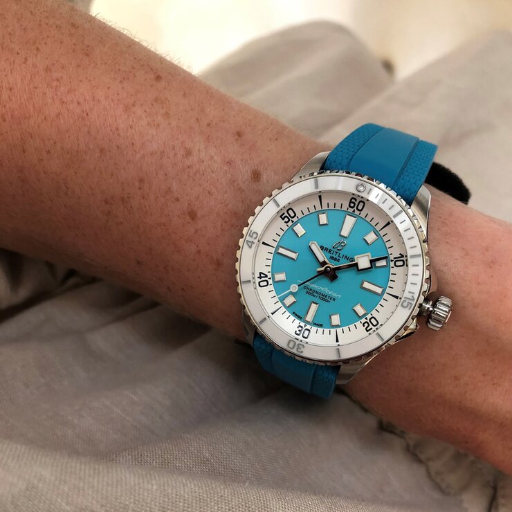 Breitling horloge met een kast in staal