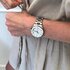montre Breitling avec un boîtier en acier, un cadran blanc et un diamètre de 36 - thumb