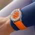 Breitling horloge met een kast in staal, met een wijzerplaat in het oranje en een diameter van 36 mm - thumb
