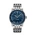 Breitling horloge met een kast in staal, met een wijzerplaat in het blauw en een diameter van 41 mm - thumb