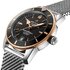 Breitling horloge met een kast in rosé goud op staal, met een wijzerplaat in het zwart en een diameter van 42 - thumb