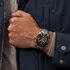 Breitling horloge met een kast in rosé goud op staal, met een wijzerplaat in het zwart en een diameter van 42 - thumb