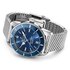 Breitling horloge met een kast in staal, met een wijzerplaat in het blauw en een diameter van 42 - thumb