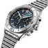Breitling horloge met een kast in staal, met een wijzerplaat in het blauw en een diameter van 42 mm - thumb
