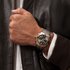 montre Breitling avec un boîtier en acier, un cadran gris et un diamètre de 42 - thumb