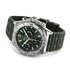 Breitling horloge met een kast in staal, met een wijzerplaat in het groen en een diameter van 42 - thumb