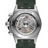 Breitling horloge met een kast in staal, met een wijzerplaat in het groen en een diameter van 42 - thumb