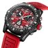 Breitling horloge met een kast in breitlight, met een wijzerplaat in het rood en een diameter van 44 - thumb