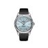 montre Breitling avec un boîtier en acier, un cadran bleu avec diamant et un diamètre de 36 mm - thumb