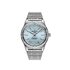 Breitling horloge met een kast in staal, met een wijzerplaat in het blauw met briljant en een diameter van 36 - thumb
