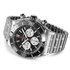 montre Breitling avec un boîtier en acier, un cadran noir et un diamètre de 44 - thumb