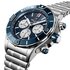 Breitling horloge met een kast in staal, met een wijzerplaat in het blauw en een diameter van 44 mm - thumb