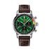 Breitling horloge met een kast in staal, met een wijzerplaat in het groen en een diameter van 41 - thumb