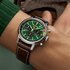 Breitling horloge met een kast in staal, met een wijzerplaat in het groen en een diameter van 41 - thumb