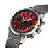 Breitling horloge met een kast in staal, met een wijzerplaat in het rood en een diameter van 41 mm - thumb