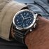Breitling horloge met een kast in staal, met een wijzerplaat in het blauw en een diameter van 46 mm - thumb