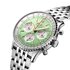 Breitling horloge met een kast in staal, met een wijzerplaat in het groen en een diameter van 41 - thumb
