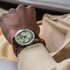 Breitling horloge met een kast in staal, met een wijzerplaat in het groen en een diameter van 41 - thumb