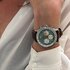Breitling horloge met een kast in staal, met een wijzerplaat in het groen en een diameter van 41 - thumb