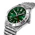 Breitling horloge met een kast in staal, met een wijzerplaat in het groen en een diameter van 40 mm - thumb