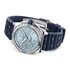 Breitling horloge met een kast in staal, met een wijzerplaat in het blauw en een diameter van 38 mm - thumb