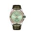 Breitling horloge met een kast in rosé goud op staal, met een wijzerplaat in het groen en een diameter van 38 - thumb