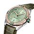 Breitling horloge met een kast in rosé goud op staal, met een wijzerplaat in het groen en een diameter van 38 - thumb