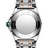 montre Breitling avec un boîtier en or rose sur acier, un cadran vert et un diamètre de 38 - thumb