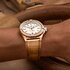 Breitling horloge met een kast in rosé goud, met een wijzerplaat in het wit en een diameter van 38 - thumb