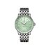 Breitling horloge met een kast in staal, met een wijzerplaat in het groen en een diameter van 36 mm - thumb