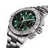 Breitling horloge met een kast in staal, met een wijzerplaat in het groen en een diameter van 42 mm - thumb